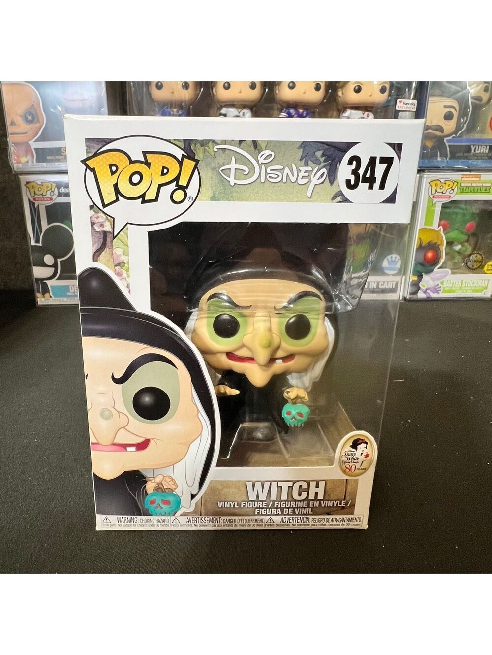 Funko Pop Disney Snow White Witch 347 Vinyl Figure 80th Anniversary Evil Queen